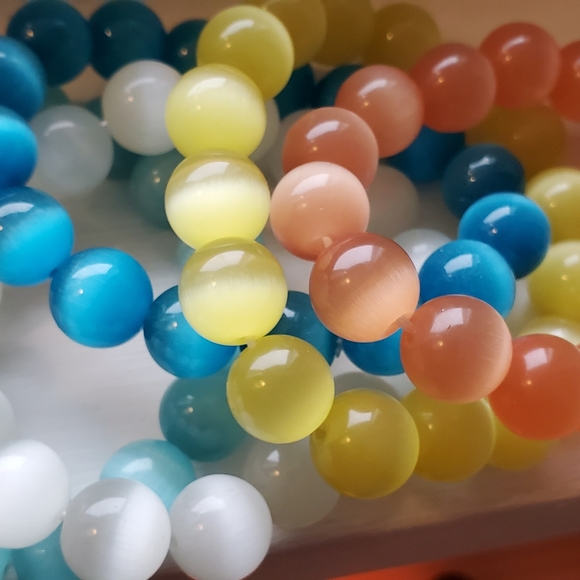 Cats eye stretch bracelet - Picture 2 of 2